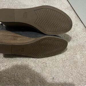 TOMS Gray Ankle Boots